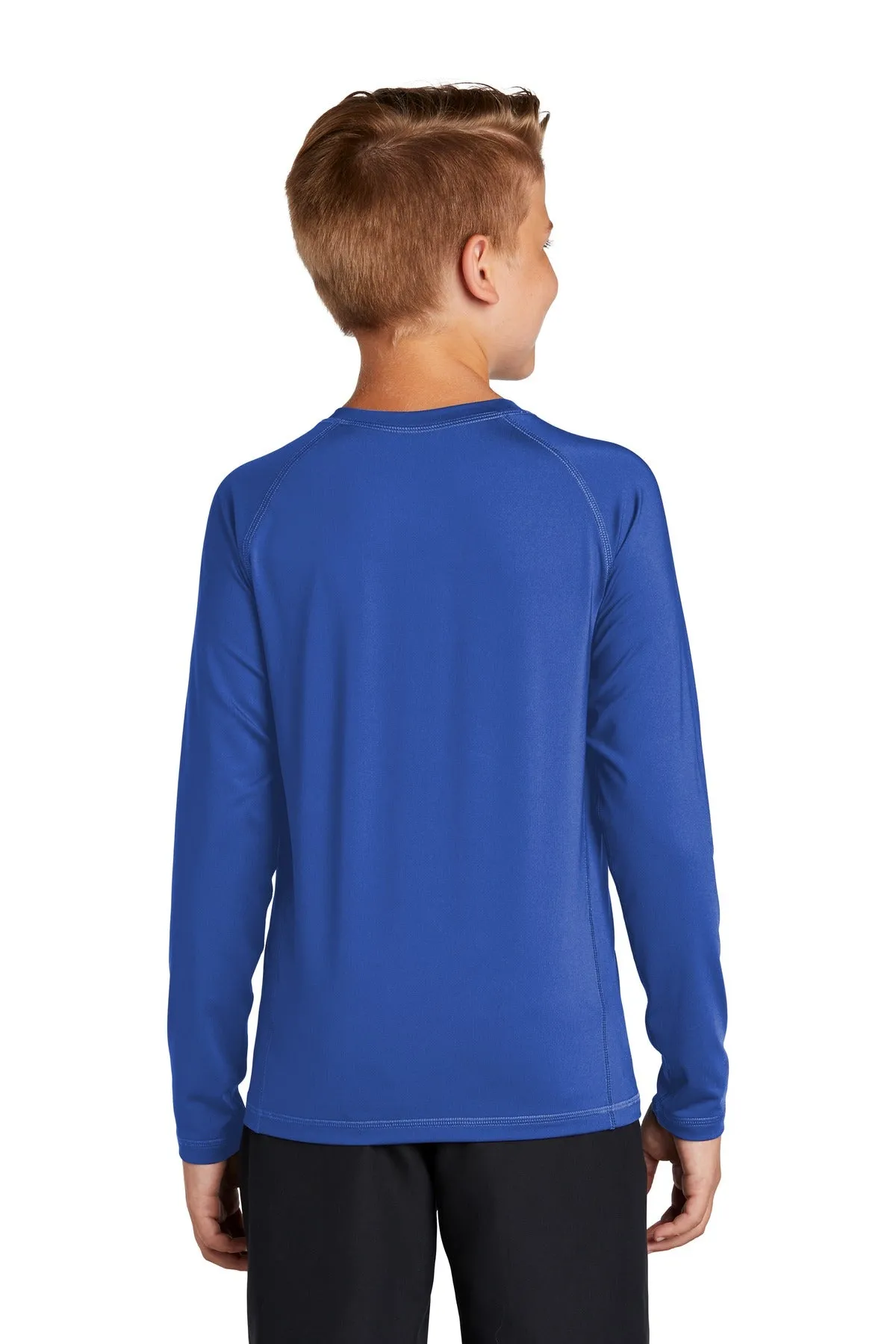 Sport-Tek Youth Long Sleeve Rashguard Tee. YST470LS
