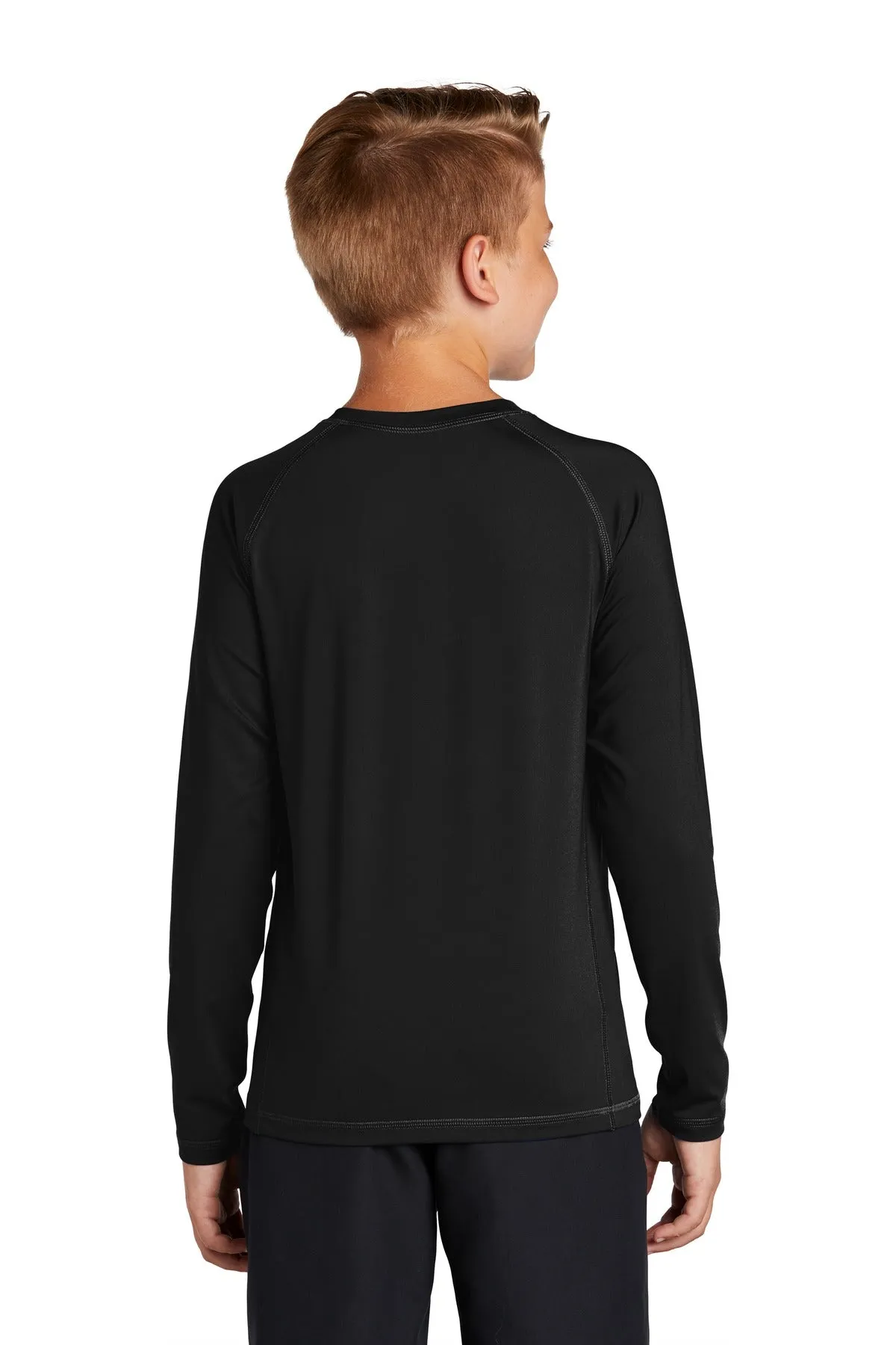 Sport-Tek Youth Long Sleeve Rashguard Tee. YST470LS