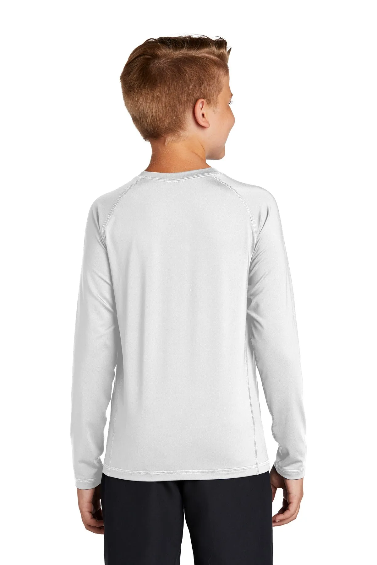 Sport-Tek Youth Long Sleeve Rashguard Tee. YST470LS