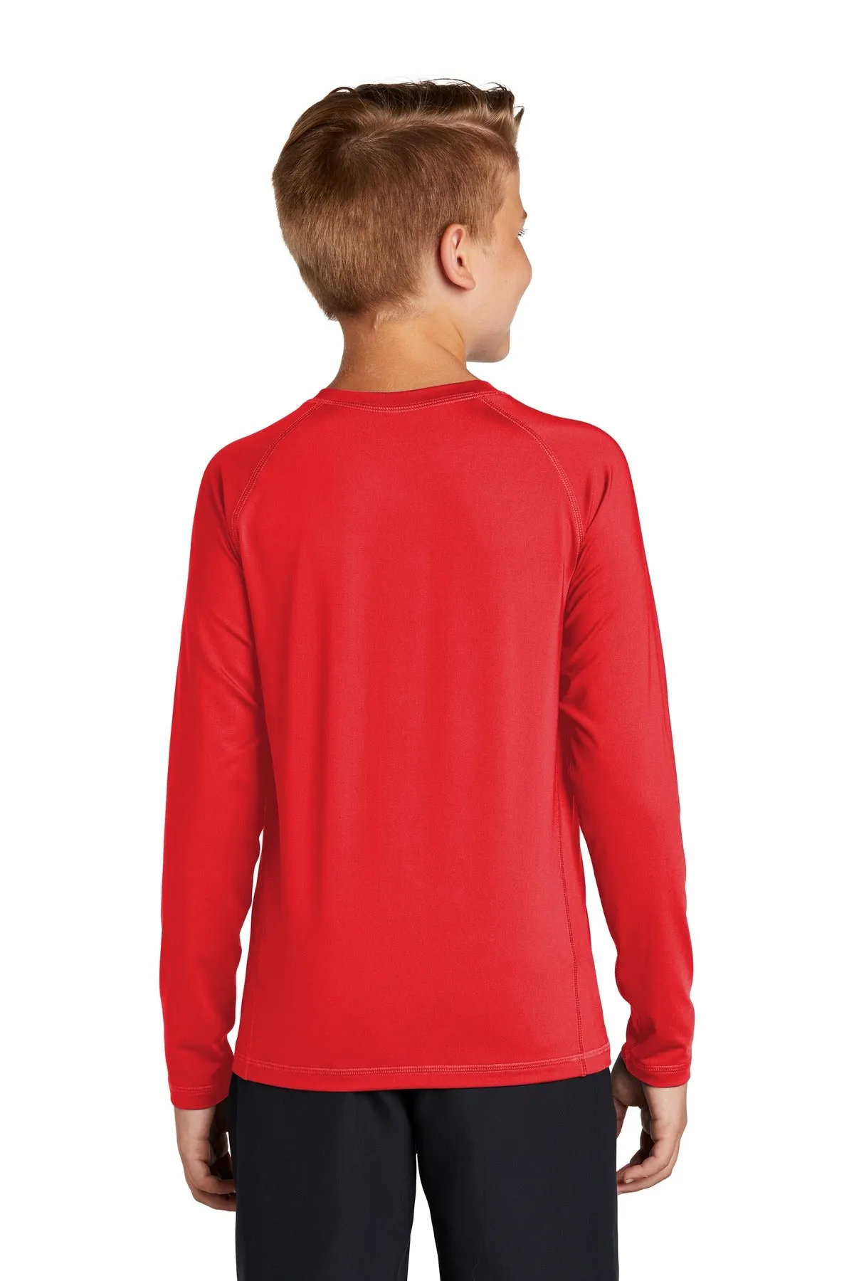 Sport-Tek Youth Long Sleeve Rashguard Tee. YST470LS