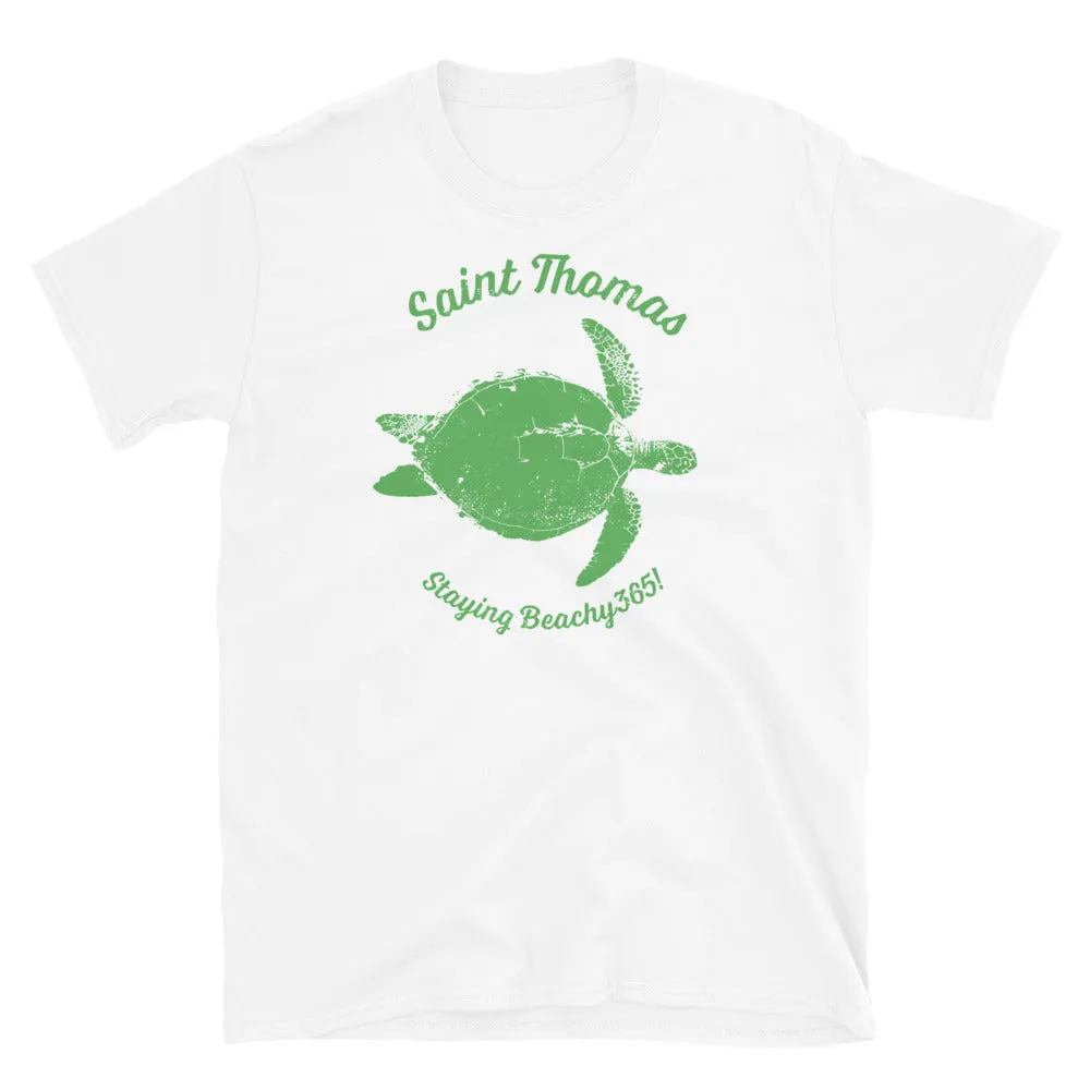 St. Thomas Vintage Sea Turtle Tee