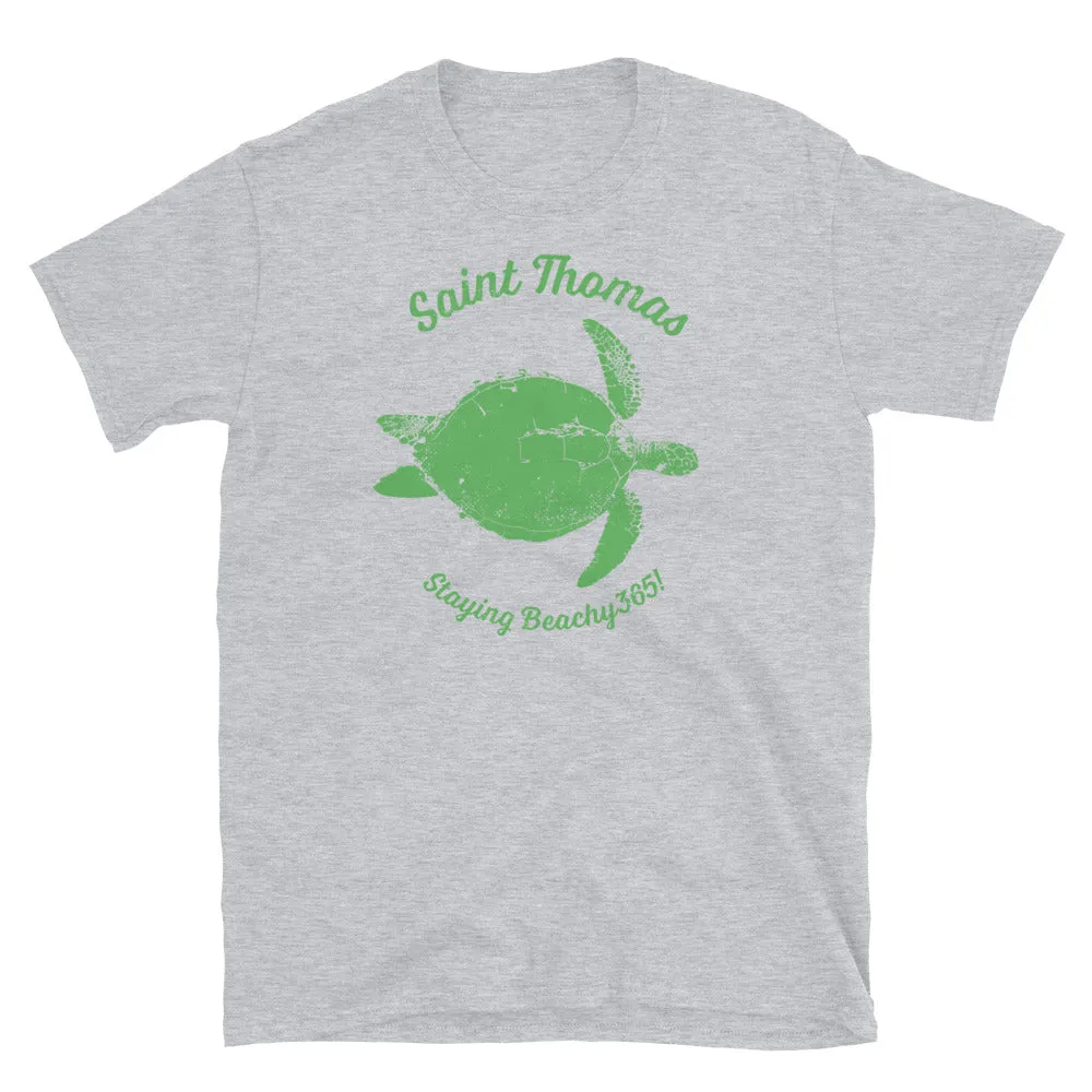 St. Thomas Vintage Sea Turtle Tee