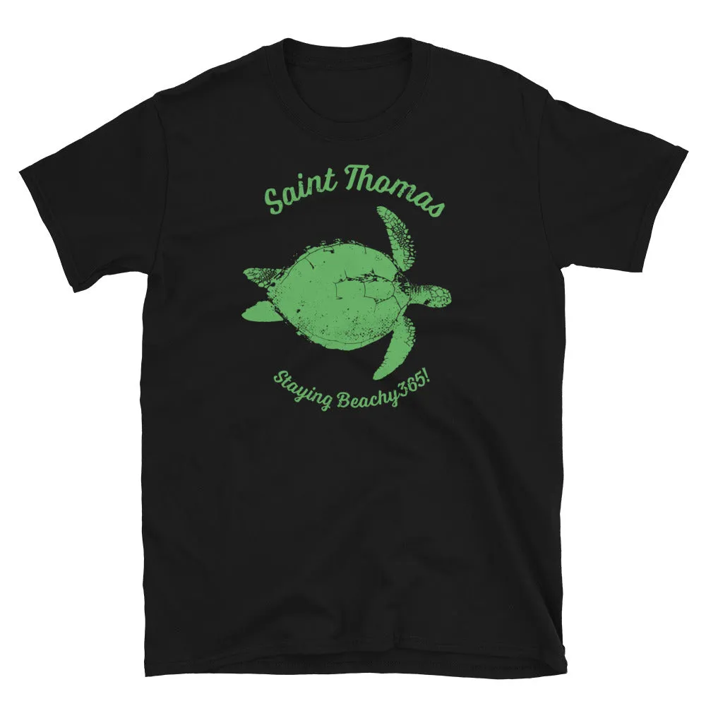 St. Thomas Vintage Sea Turtle Tee