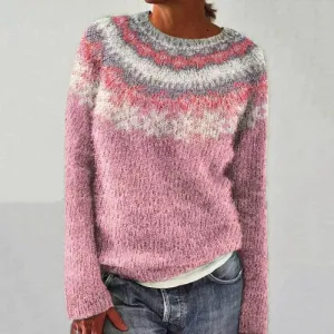 Sweater with Geo pattern