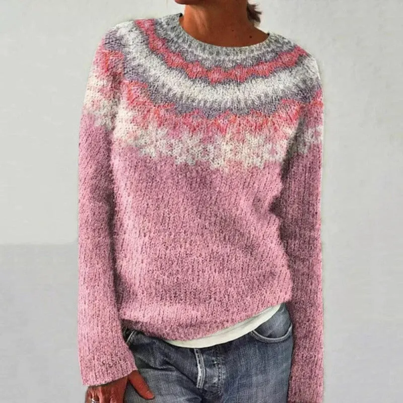 Sweater with Geo pattern