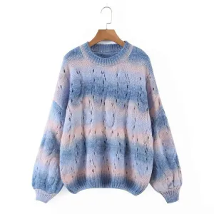 TIE-DYE PULLOVER JUMPER SWEATER