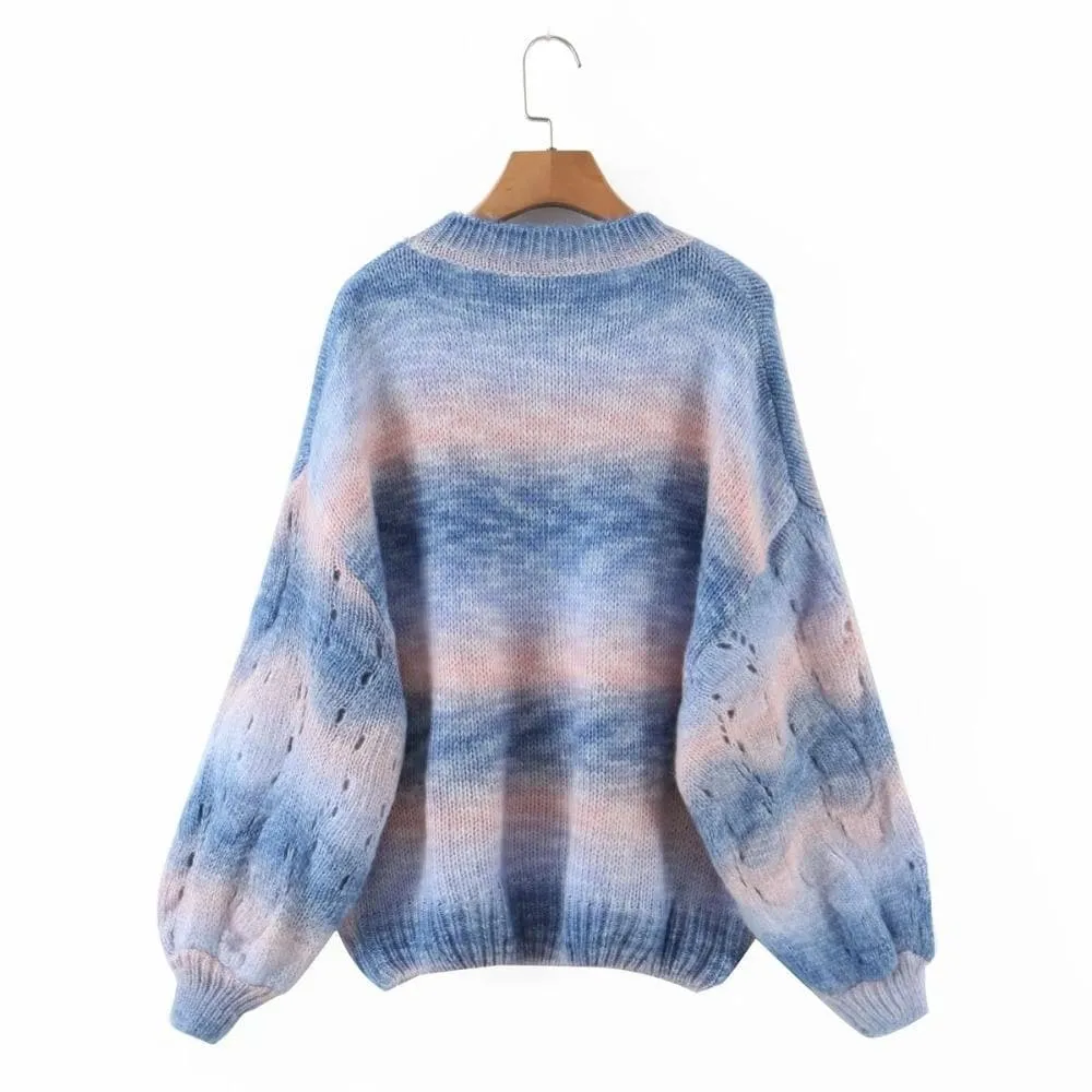 TIE-DYE PULLOVER JUMPER SWEATER