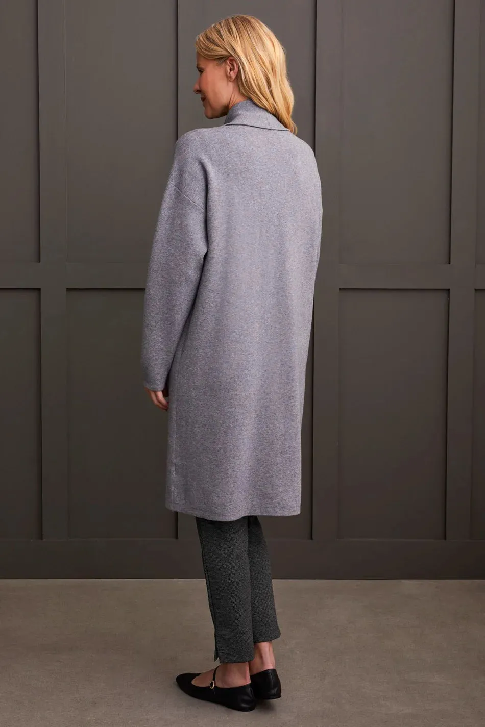 TR1523o L/S Coatigan W/Pockets