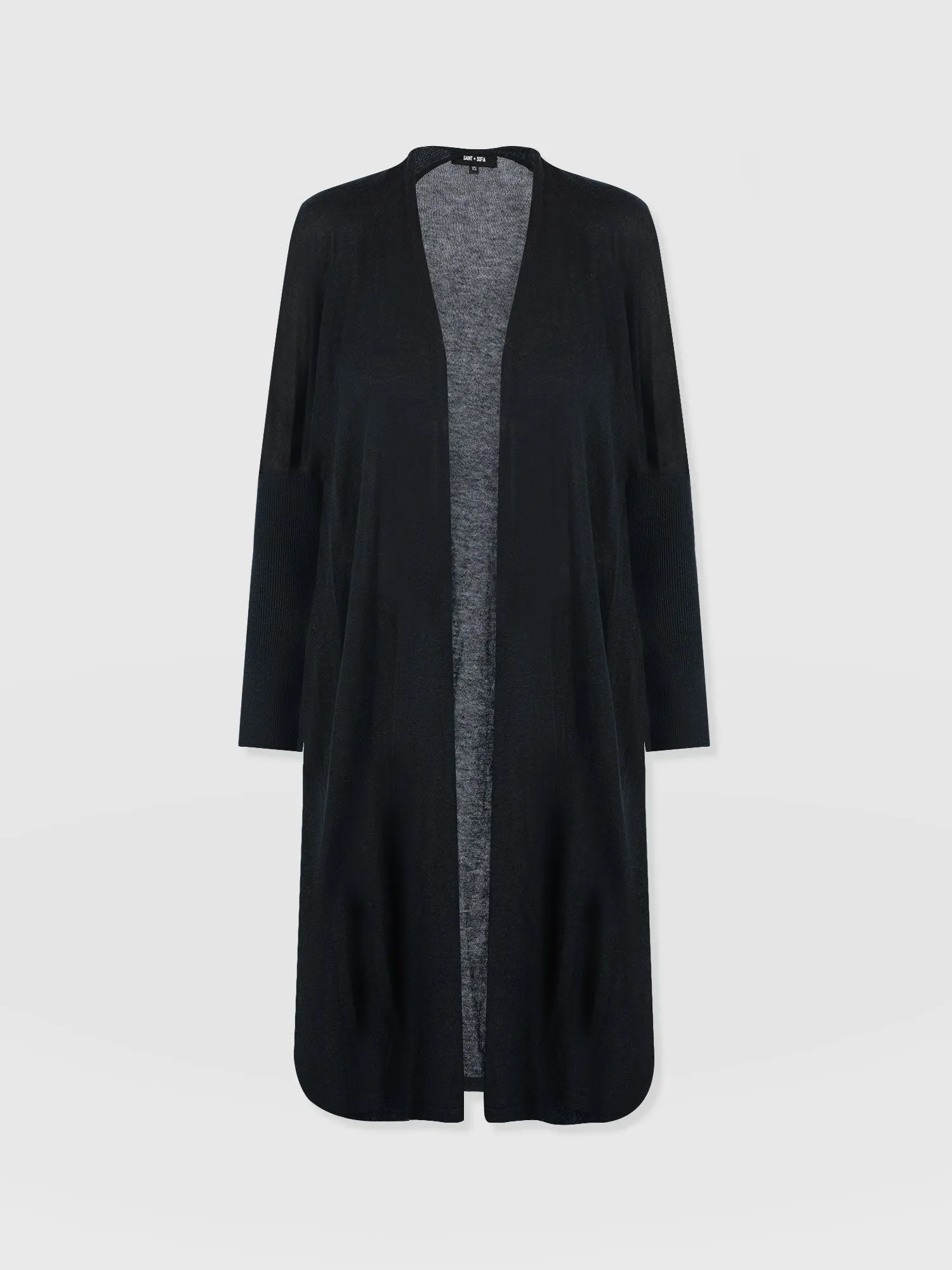 Waterfall Cardigan - Black