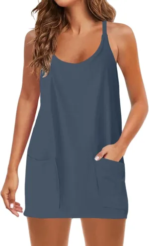 Women's Ditsy Floral Smocked Summer Sundress V-Neck Drawstring Spring Dresses 2025