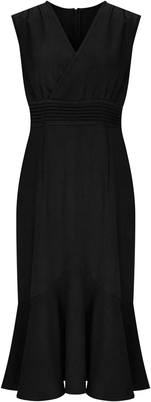 Women's Summer Sundress Fashion V-Neck Sleeveless Slim Fishtail Dress 2025 Trendy Going Out Party Dresses